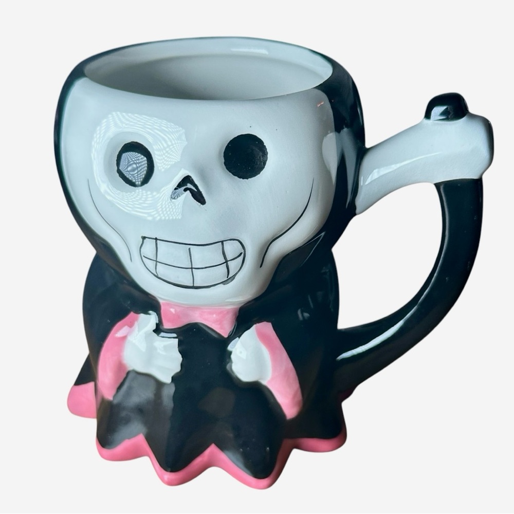 Target Halloween Hyde & Eek Figural Earthenware Grim Reaper Mug 2024 14.57fl oz